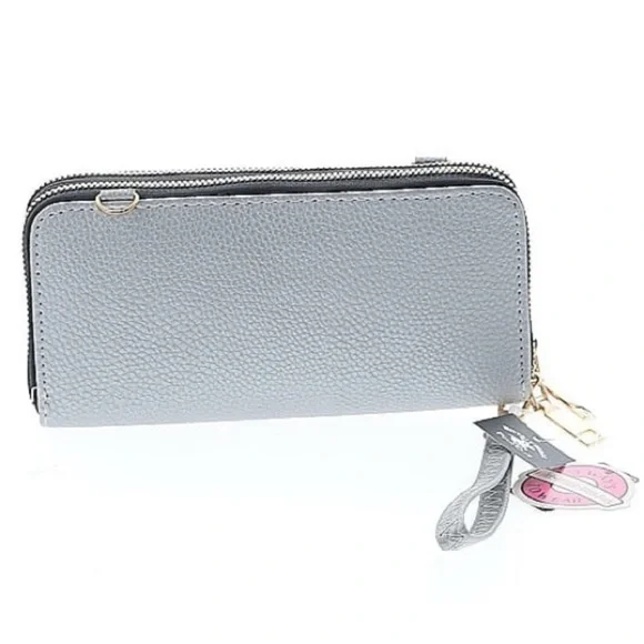 Beverly Hills Polo Club Crossbody Bag Wristlet Wallet - Wear 3 Ways - Picture 4 of 13